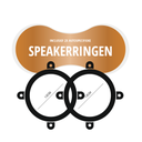 Brons/speakerring brons 13cm