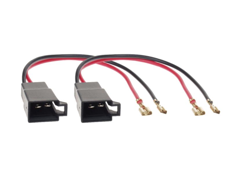 Speaker Adapter Kabel( 2x) Div.model Opel-Renault-Seat-VW-Citroën-Nissan-Mercedes-Dacia-Skoda-Seat