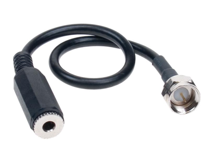 Calearo Antenne Adapter F-stekker > 3.5 mm Jackplug