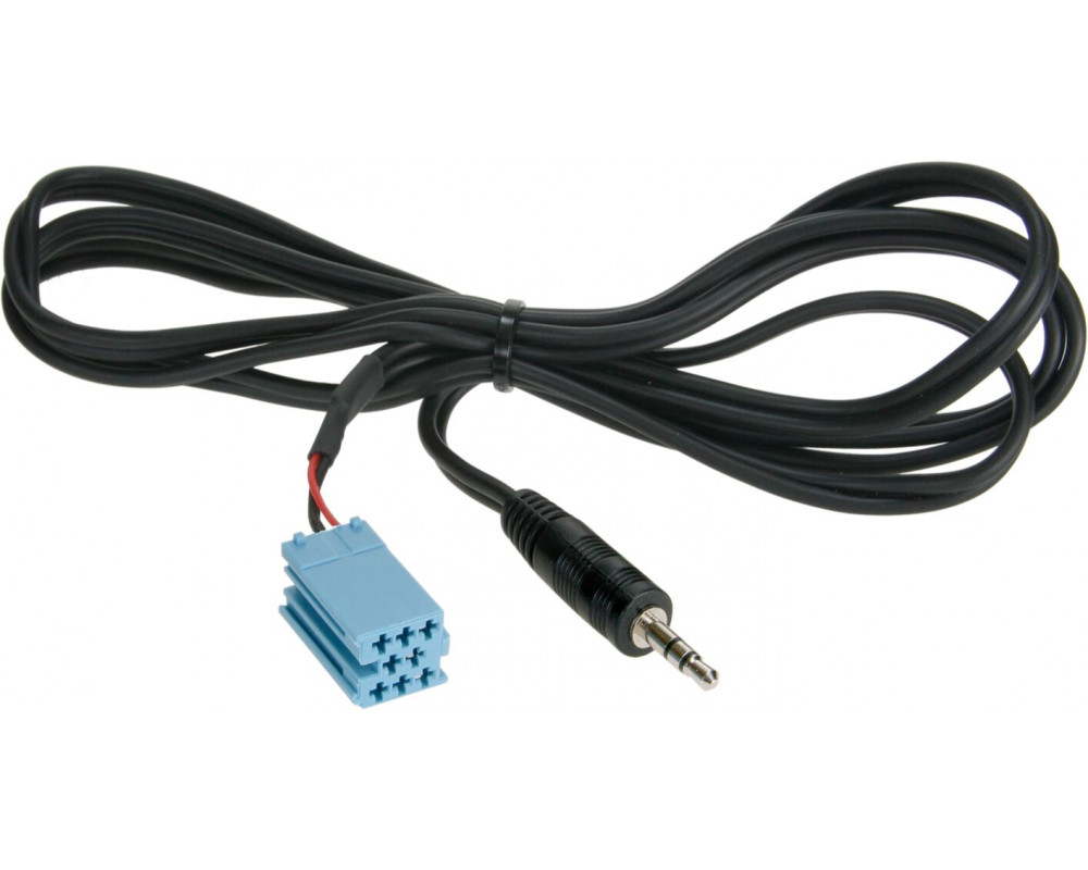 AUX kabel 3,5mm jack male naar mini ISO