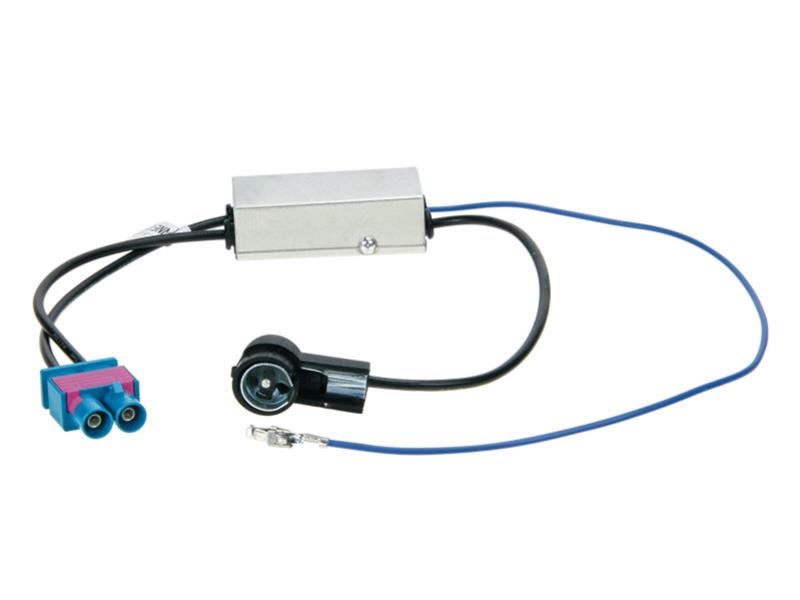 Antenne Adapter ISO Dubbel-FAKRA / Phantom power Audi -Maserati -Scania -Skoda -Seat -Volkswagen