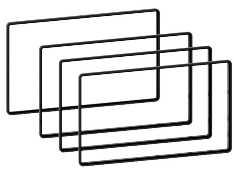 Afstandsraam set 3 x 5 mm / 1 x 2.5mm