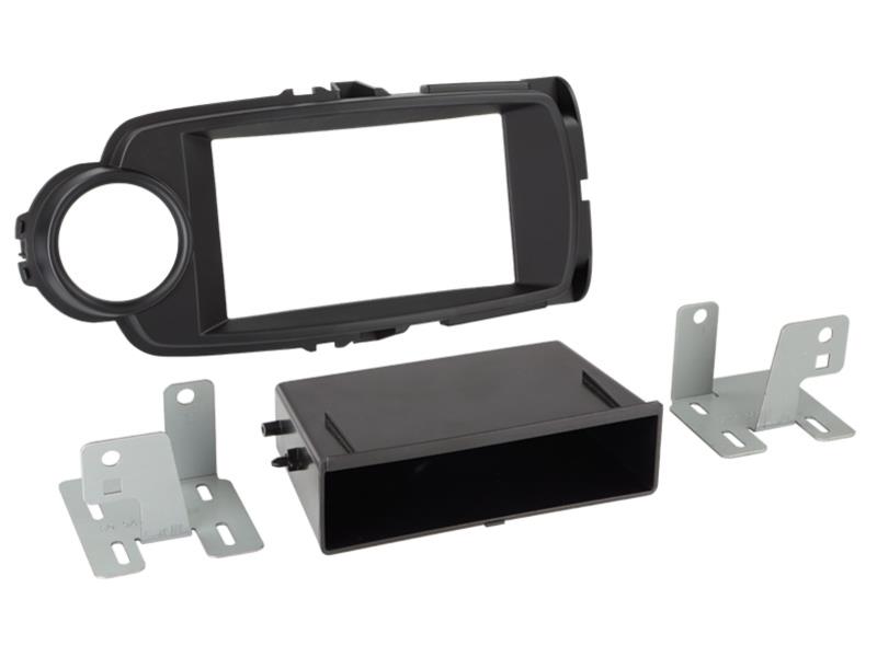 2-DIN Paneel Toyota Yaris 2014-2019 Kleur: Zwart