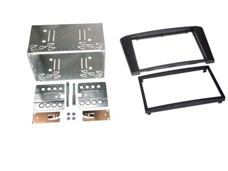 2-DIN Paneel Toyota Avensis 2003-2009 Kleur: Zwart