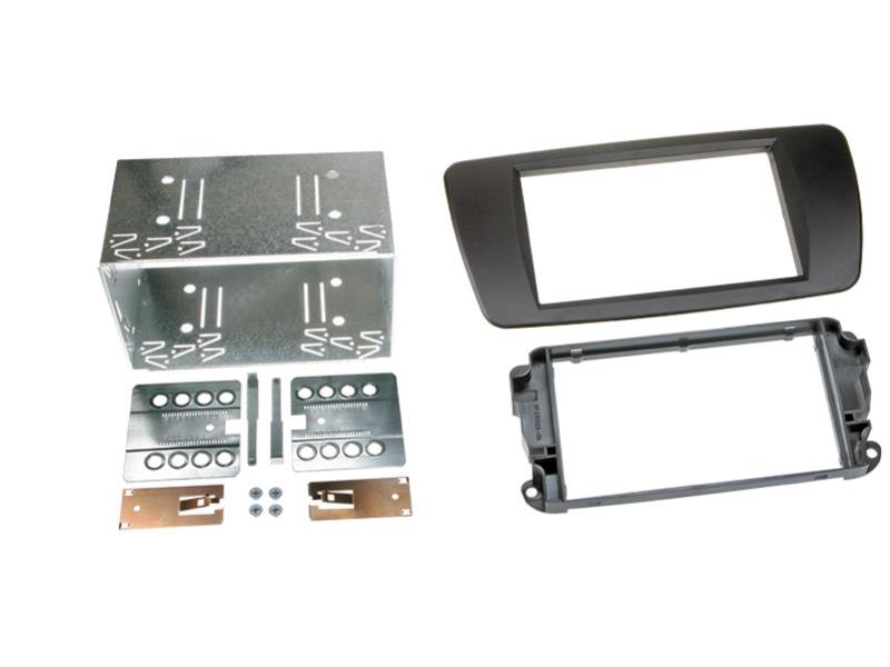 2-DIN Paneel Seat Ibiza 2008-2017 Mat Zwart