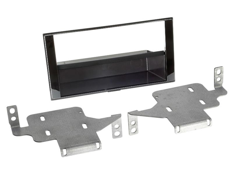 2-DIN Paneel Nissan Juke (F15 facelift) met pocket 2014-2019 Kleur: Piano Zwart