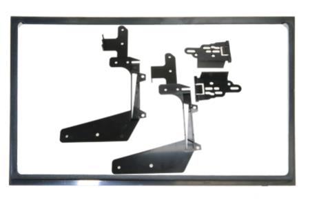 2-DIN Paneel Nissan 350Z 2005-2009 Kleur: Zwart