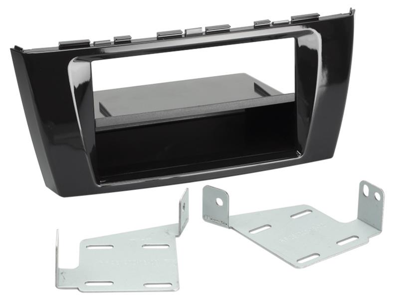 2-DIN Paneel Mitsubishi Space Star 2013-2019 Kleur: Piano Zwart