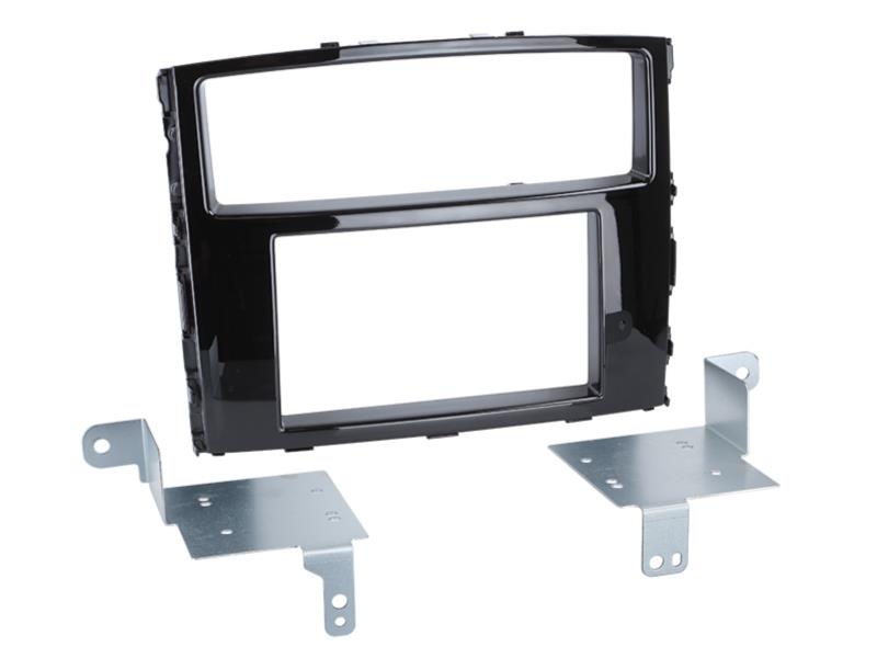 2-DIN Paneel Mitsubishi Pajero/Shogun 2014-2019 Kleur: Piano Zwart