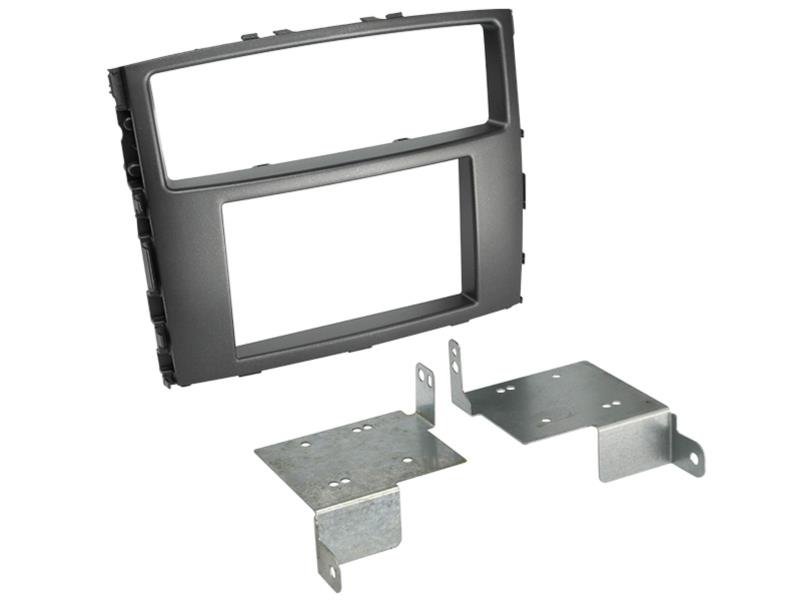 2-DIN Paneel Mitsubishi Pajero/Shogun 2006-2014 Kleur: Zwart