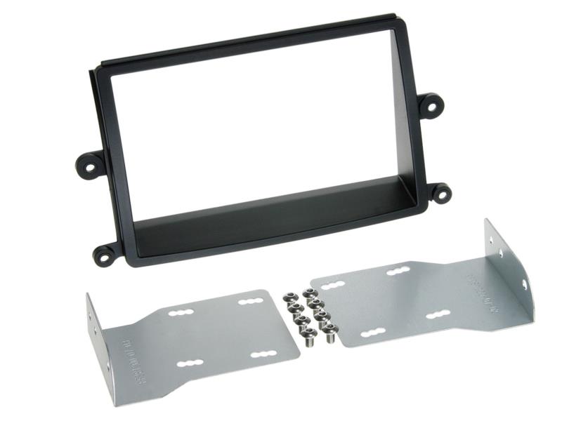 2-DIN Paneel Mitsubishi L 200 2006-2015 Kleur: Zwart