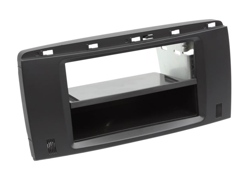 2-DIN Paneel Mercedes Benz R-Klasse met Pocket 2006-2012 Kleur: Zwart