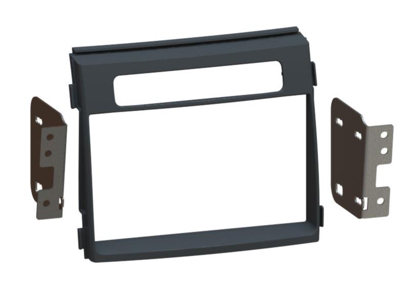 2-DIN Paneel Kia Soul 2011-2014 Kleur: Zwart