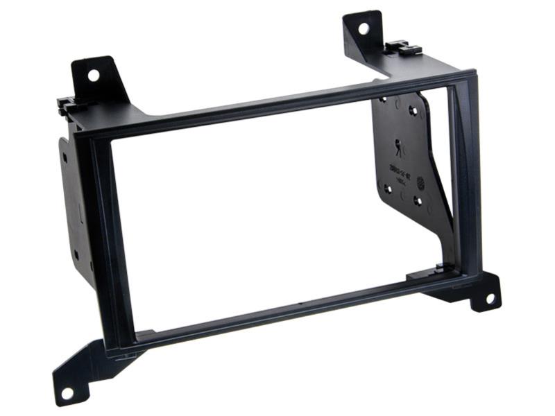 2-DIN Paneel Hyundai Santa Fé 2009-2012 Kleur: Zwart