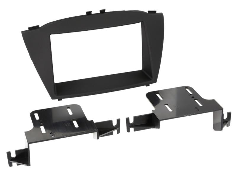 2-DIN Paneel Hyundai ix35 2013-2015 Kleur: Zwart