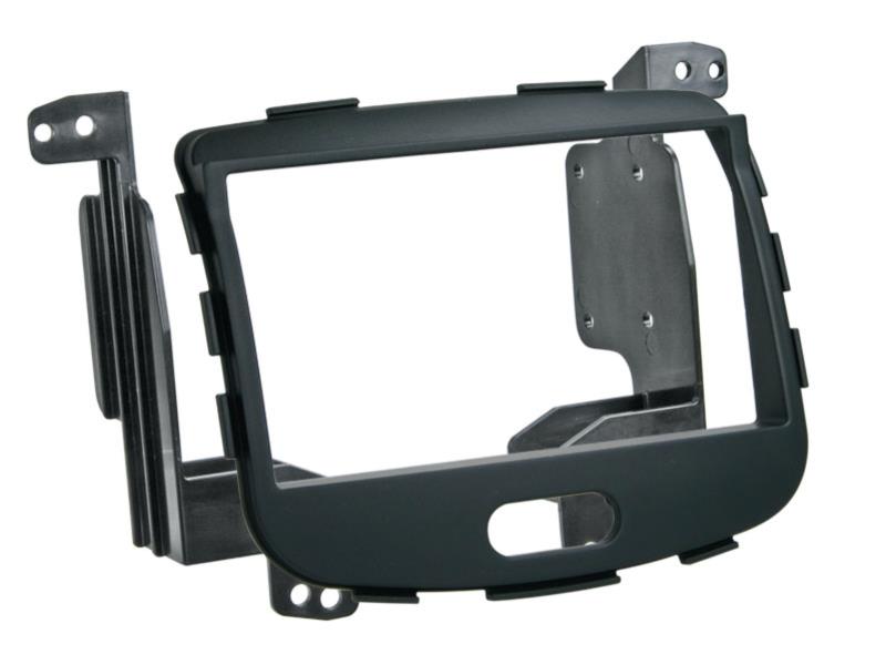 2-DIN Paneel Hyundai I10 2008-2013 Kleur: Rubbertouch Zwart