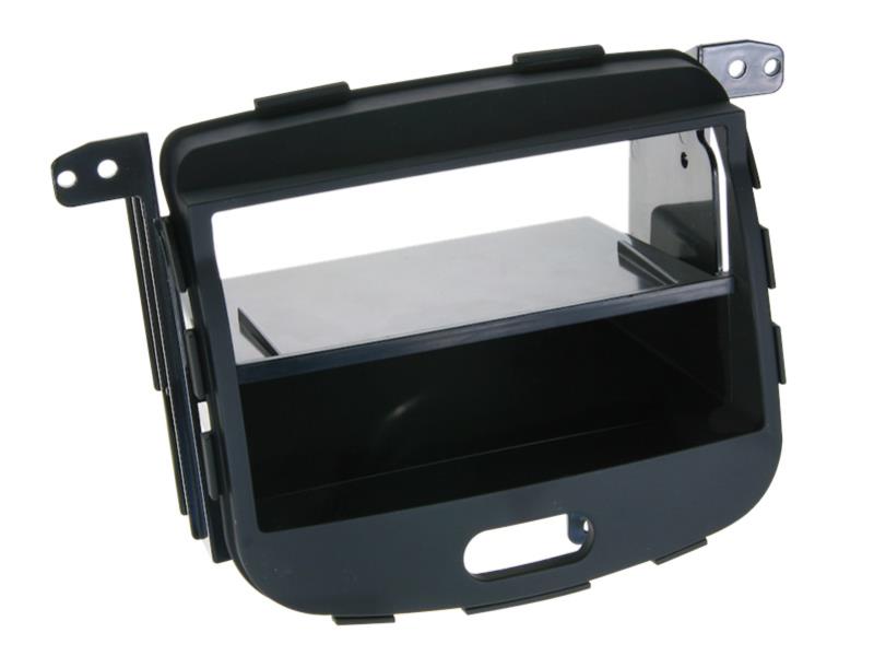 2-DIN Paneel Hyundai i10 2008-2013 - Kleur: Zwart Rubbertouch