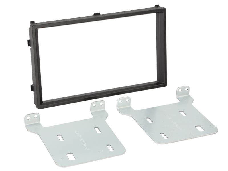 2-DIN Paneel Honda Jazz / Fit 2011-2015 Kleur: Zwart