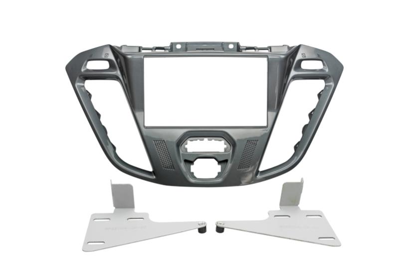 2-DIN Paneel Ford Transit Custom / Tourneo Custom 2013-2019 Kleur: Hoogglans Antraciet