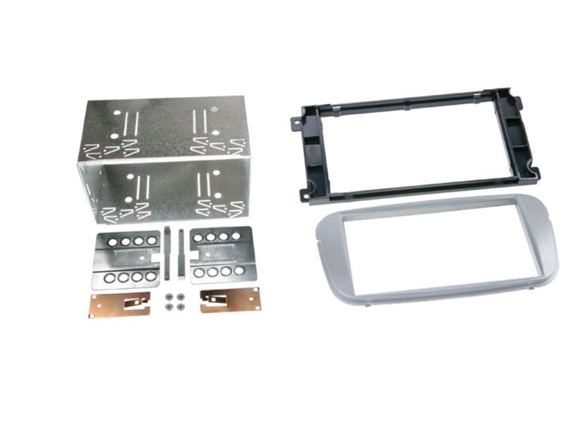 2-DIN Paneel Ford Focus/ Galaxy/ Mondeo/ S-Max/ Kuga Kleur: Zilver