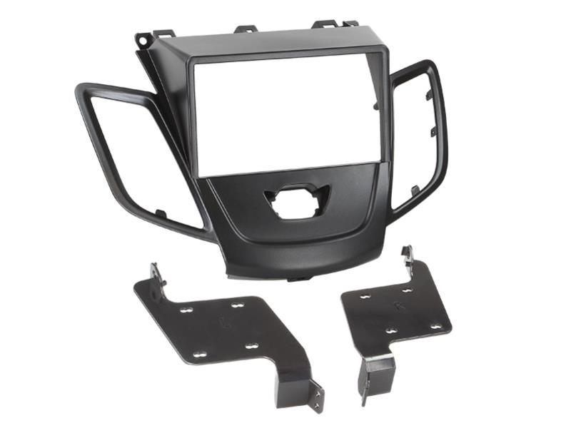 2-DIN Paneel Ford Fiesta zonder Multifunctioneel display 2008-2013 Kleur: Zwart