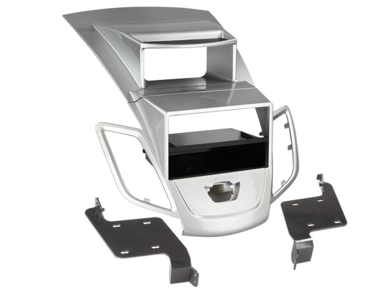 2-DIN Paneel Ford Fiesta 2008-2013 Kleur: Zilver Display