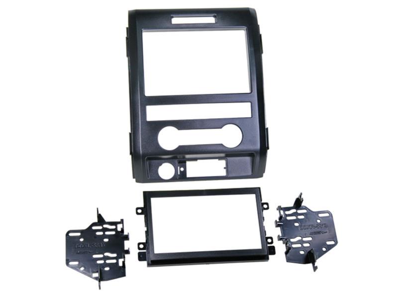 2-DIN Paneel Ford F-150 2009-2014 Kleur: Zwart