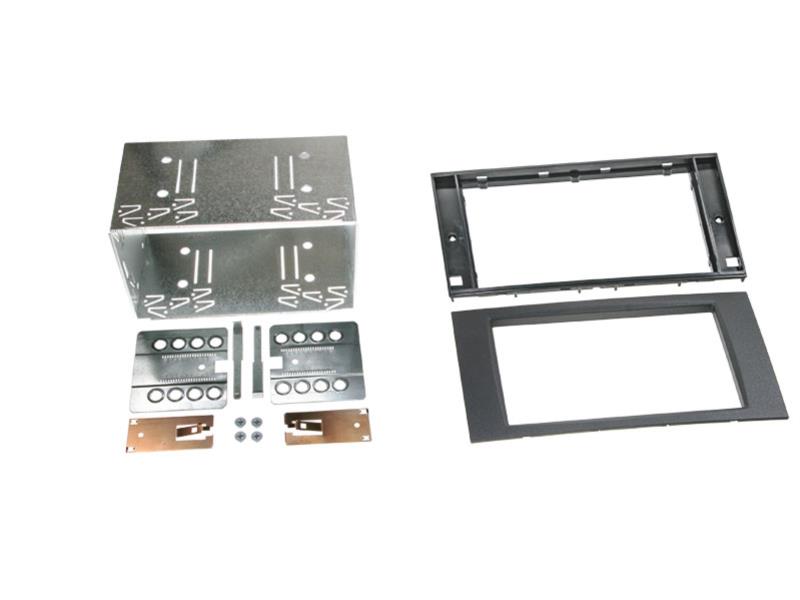 2-DIN Paneel Ford C-Max/ Fiesta/ Focus/ Fusion/ Galaxy/ Kuga/ S-Max/ Transit Kleur: Zwart