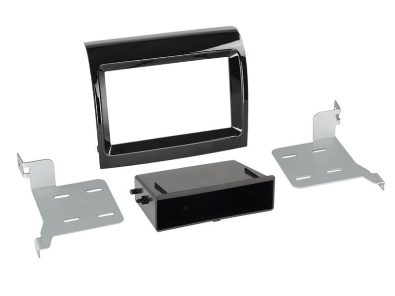 2-DIN Paneel Fiat Ducato 2016-2019 Facelift met Pocket Kleur: Piano Zwart