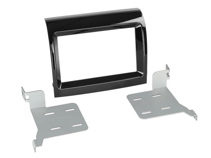 2-DIN Paneel Fiat Ducato - Citroën Jumper - Peugeot Boxer 2016-2022 Facelift Kleur : Piano Zwart