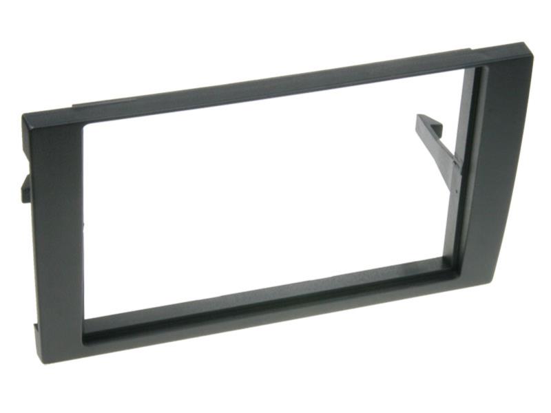 2-DIN Paneel Audi A4 (B6) - Seat Exeo Kleur: Zwart