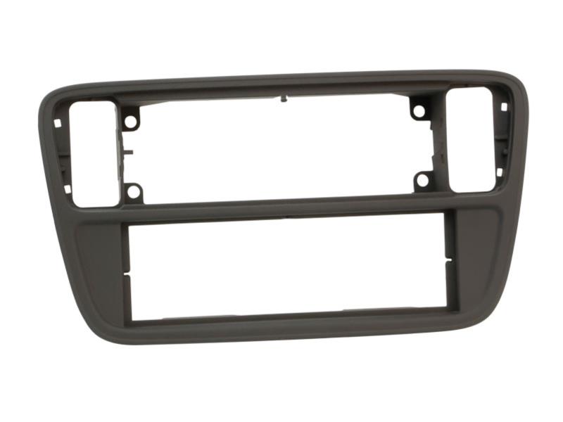 1-DIN Paneel Skoda Citigo - Seat Mii 2011-2019 Kleur: Zwart