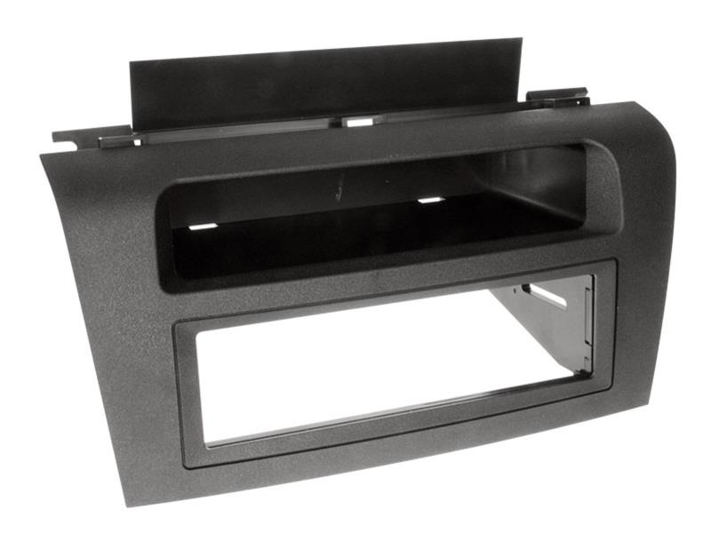 1-DIN Paneel met aflegbakje. Mazda 3 2003-2009 Kleur: Zwart