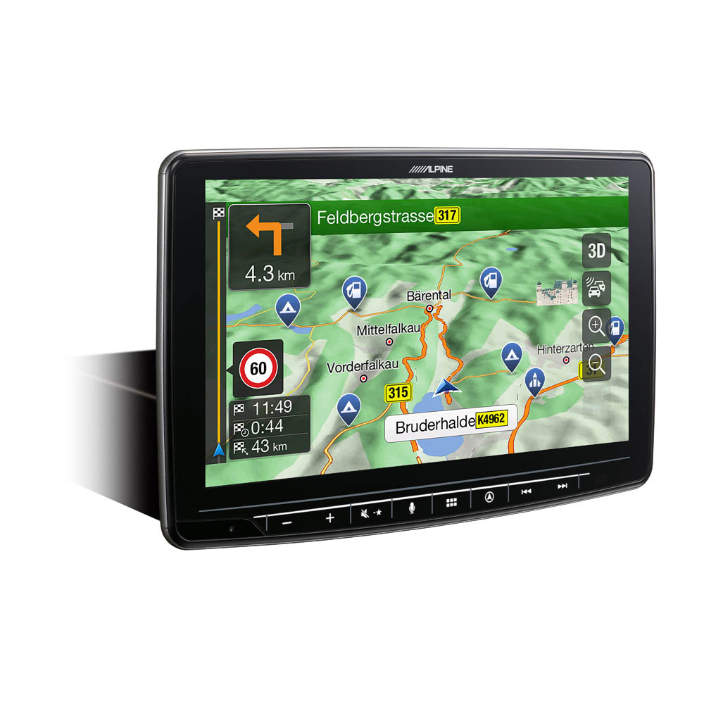 Alpine INE-F904D - 9" Geavanceerd navigatiesysteem