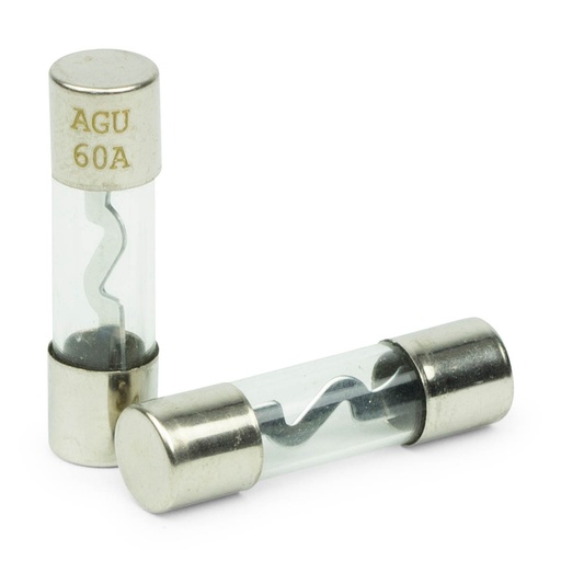 [GLASAGU60] Zekeringen GLAS AGU 60A - 2 stuks