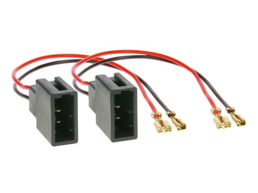 [1046-02] Speaker Adapter Kabel (2x) Citroën C1- Peugeot 107 - Toyota Aygo