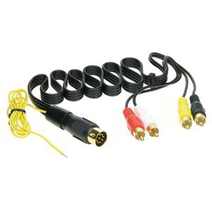 [1446-01] Blaupunkt DIN plug naar 4 RCA plugs