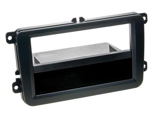 [281320-10-1] 2-DIN Paneel with pocket Seat-Skoda-Volkswagen Kleur: Zwart