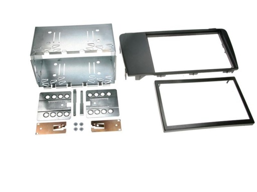 [381352-05] 2-DIN Paneel Volvo S60/ V70/ XC70 Kleur: Zwart