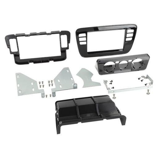 [381320-36-2] 2-DIN Paneel Volkswagen up! / Seat Mii / Skoda Citigo 2011-2016  Kleur: Piano zwart