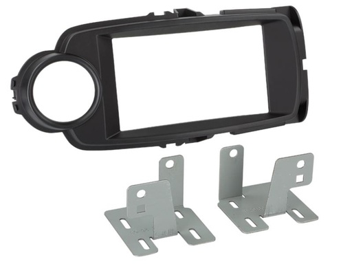 [381300-25-2] 2-DIN Paneel Toyota Yaris 2014- 2019 Kleur: Zwart