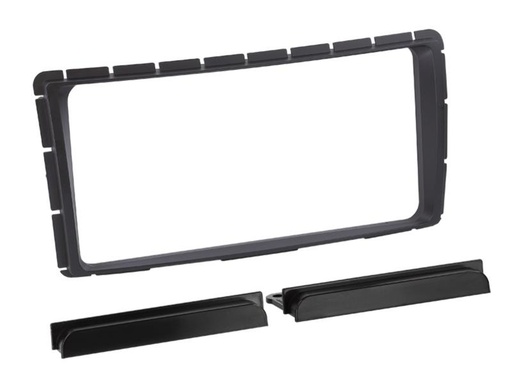 [381300-29] 2-DIN Paneel Toyota Hilux N25 facelift 2011-2016 Kleur: Zwart