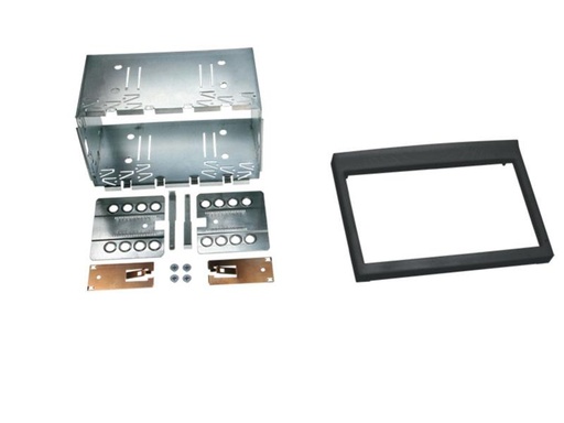 [381323-02] 2-DIN Paneel Porsche 911(996)/ Boxter - Kleur: zwart