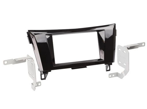 [381210-17-1] 2-DIN Paneel Nissan Qashqai/ X-trail 2014-> - Kleur : Zwart