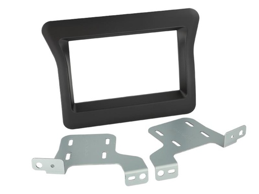 [381250-15-1] 2-DIN Paneel Nissan NV400 - Opel Movano - Renault Master - Kleur : Zwart