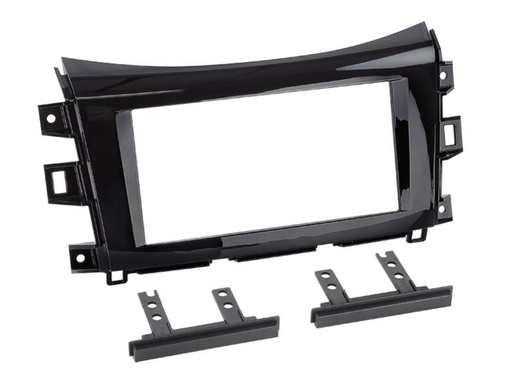 [381210-22-3] 2-DIN Paneel Nissan Navara (NP300) 2016-2019 Kleur: Piano Zwart