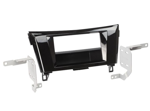 [281210-17-1] 2-DIN Paneel met pocket Nissan Qashqai/ X-Trail 2014-2019 Kleur: Piano Zwart