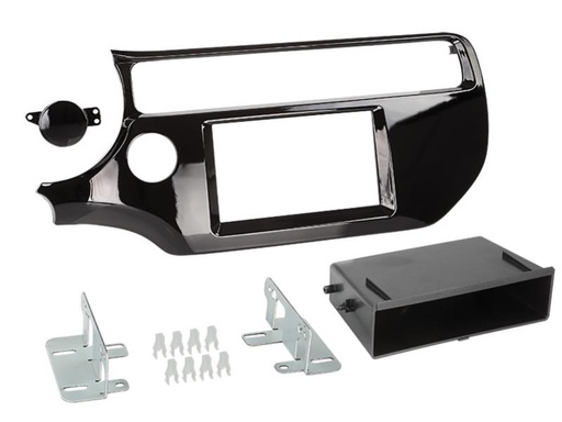 [281178-38-1] 2-DIN Paneel met pocket Kia Rio 2015-2019 Kleur: Piano Zwart