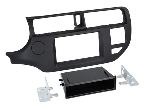 [281178-29-2] 2-DIN Paneel met pocket Kia Rio 2011-2015 Kleur: Zwart