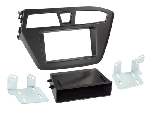 [281143-27-1] 2-DIN Paneel met pocket Hyundai i20 2014-2019 Kleur: Zwart